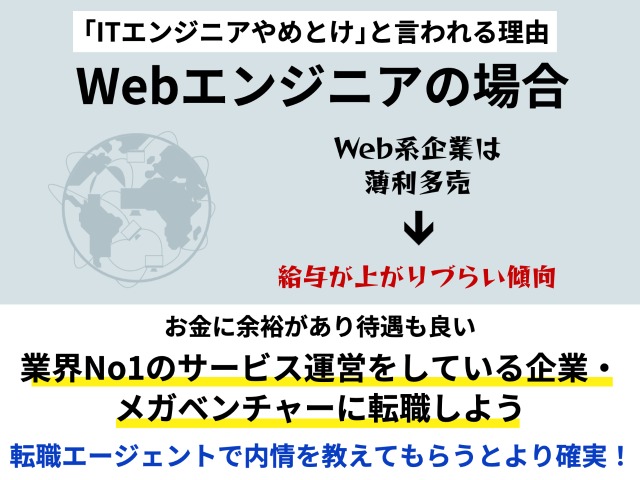 Webエンジニアの場合