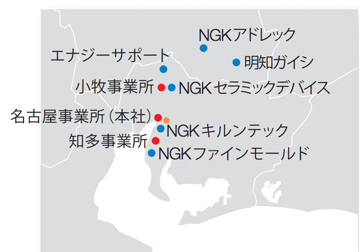 NGK勤務地