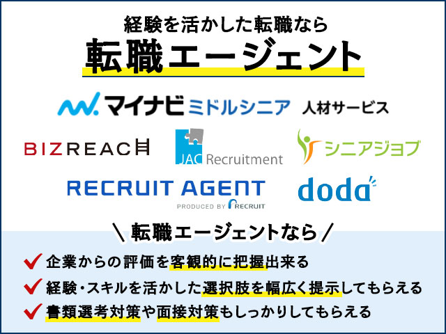 50代におすすめの転職エージェント6選